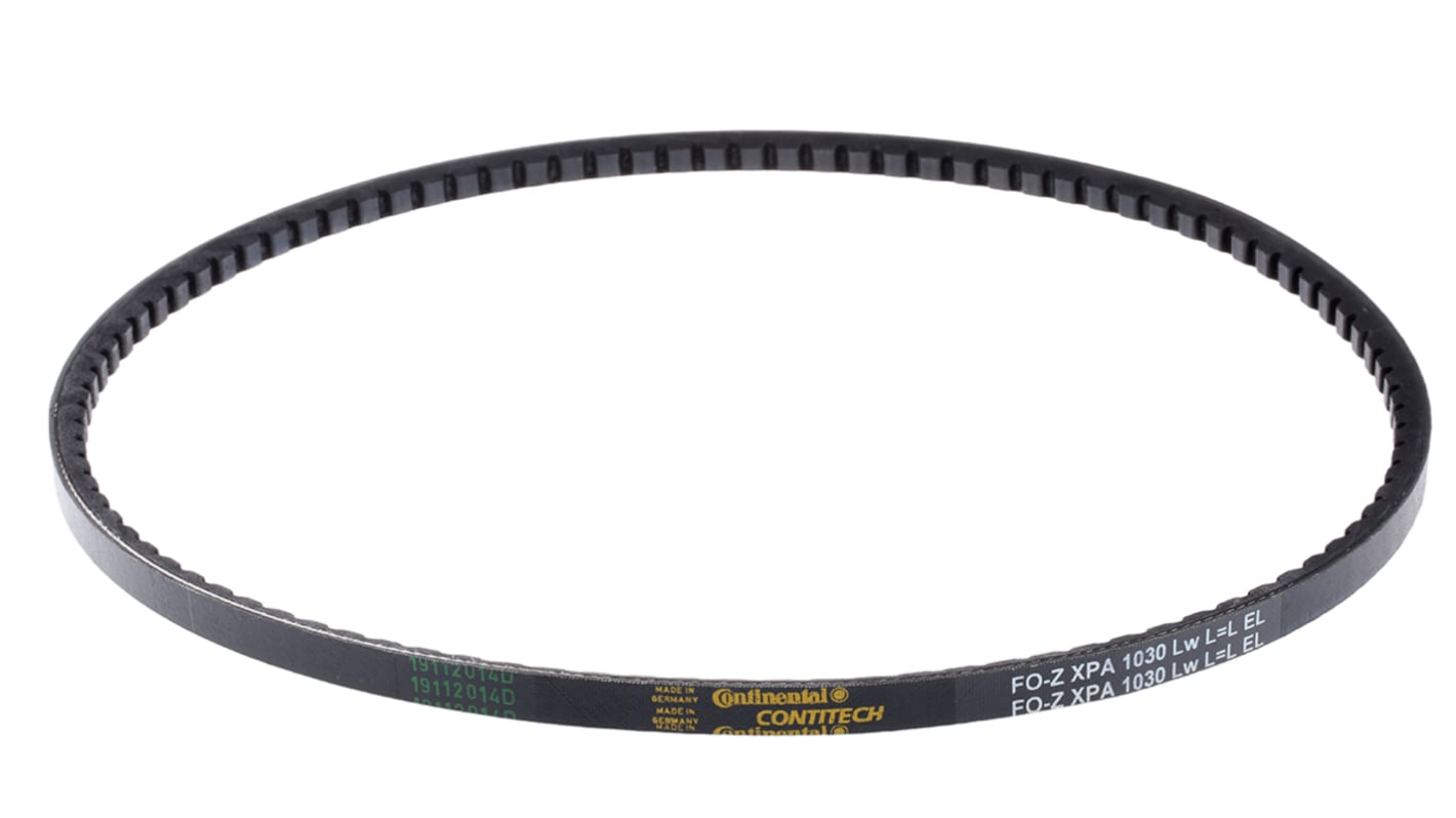 XPA 1030 Contitech Drive Belt, belt section XPA, 1030mm Length RS