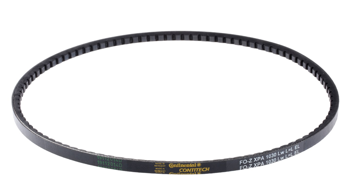 Contitech Drive Belt, belt section XPA, 1030mm Length