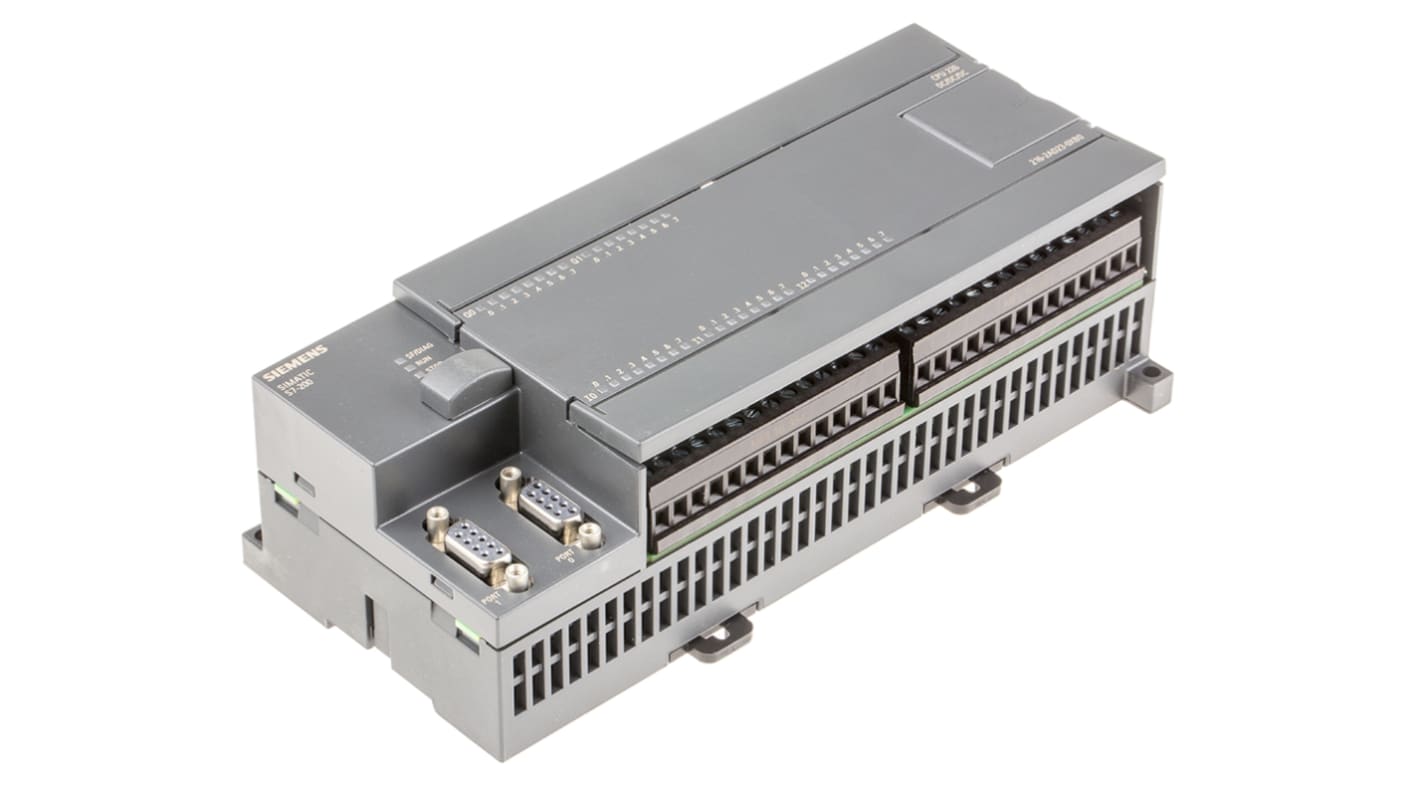 Siemens S7-200 SPS CPU, 24 (Digital) Eing. Digital, Transistor Ausg.Typ Digital Eing.Typ für Serie SIMATIC S7-200