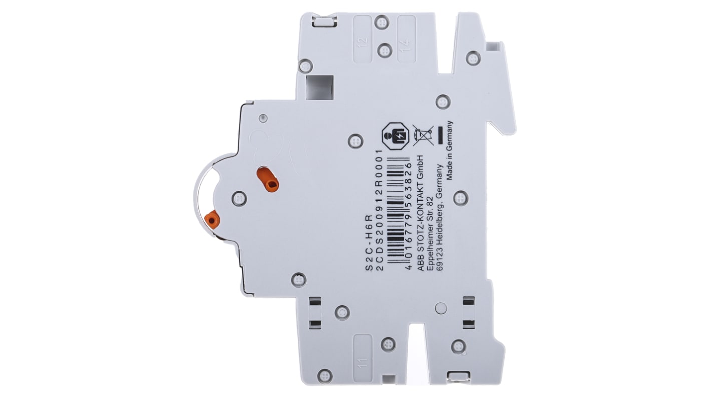 Contacto auxiliar ABB, montaje: Side Mount, terminal: Screw, 1NC + 1NA