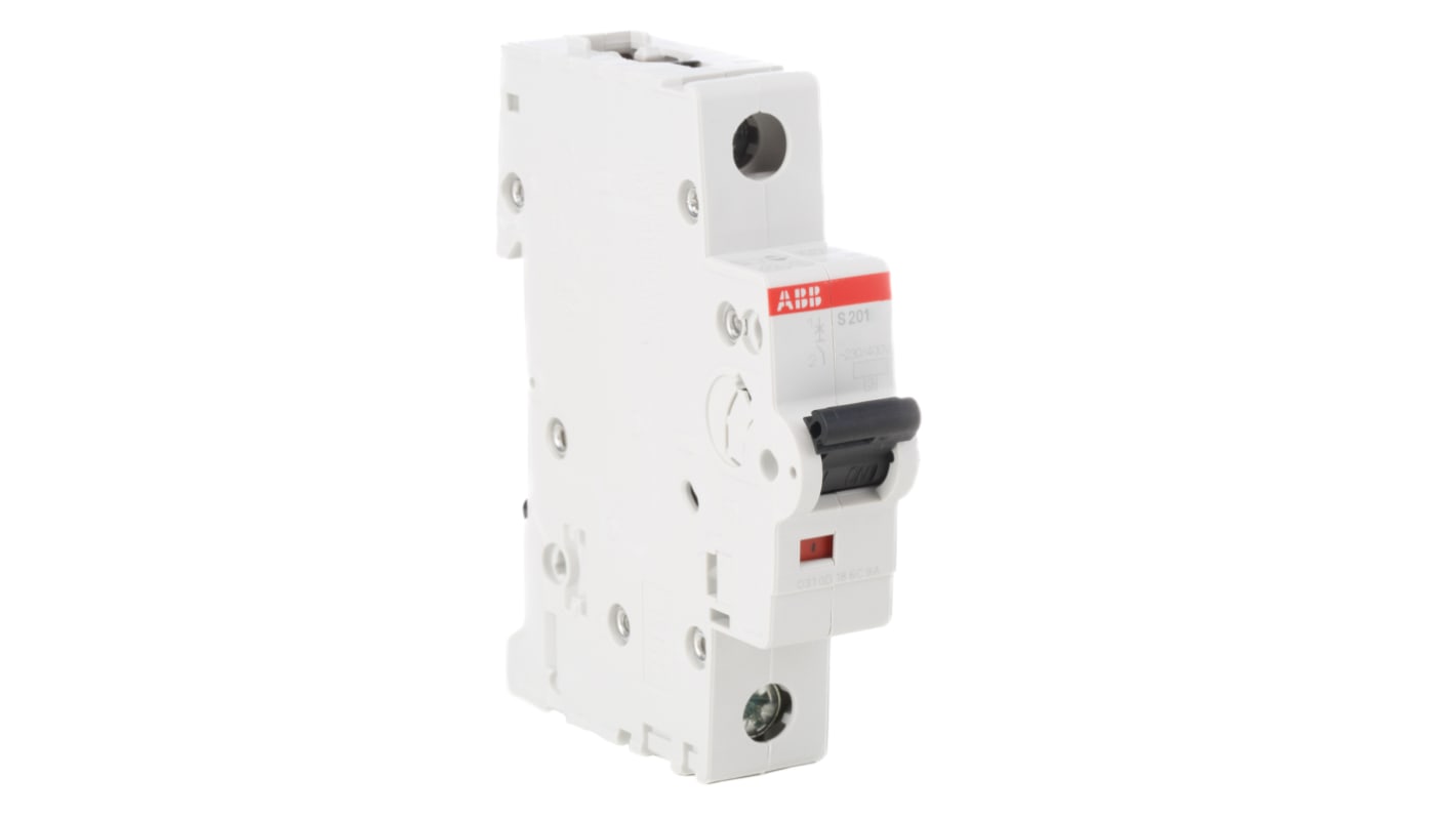 ABB S200 MCB Leitungsschutzschalter Typ B, 1-polig 6A 253V, Abschaltvermögen 6 kA System Pro M Compact