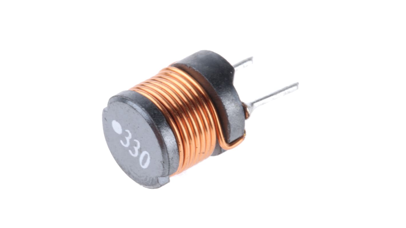 Wurth 33 μH ±10% Ferrite Leaded Inductor, Max SRF:10.2MHz, 2.55A Idc, 60mΩ Rdc, WE-TI