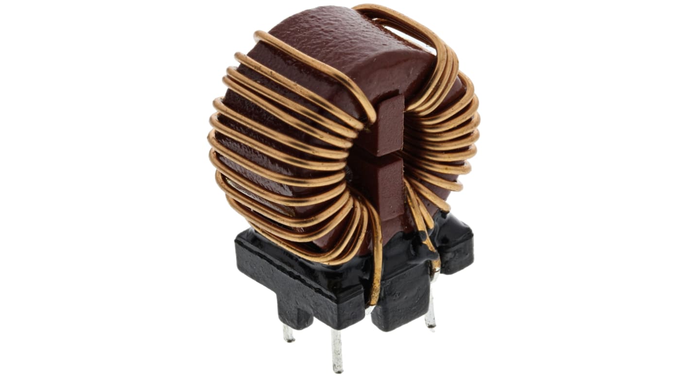 Wurth 1 mH ±30% Leaded Inductor, 3A Idc, 35mΩ Rdc, WE-CMB