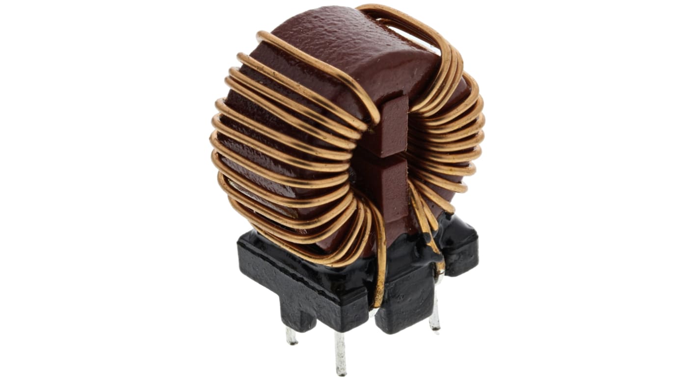 Inductance traversante, 1 mH, 3A, 35mΩ, ±30%, Séries WE-CMB