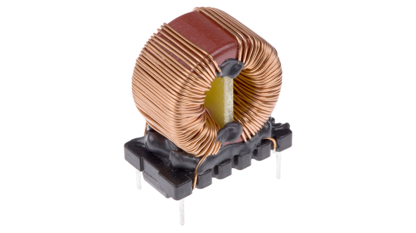 Wurth 20 mH ±30% Leaded Inductor, 3A Idc, 160mΩ Rdc, WE-CMB HC