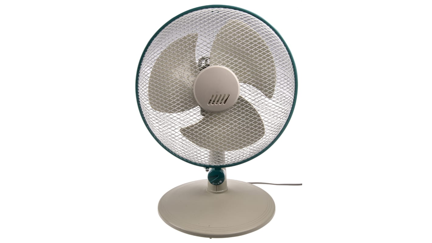 RS PRO TischVentilator 3-stufig, Ø 300mm 230 V, UK-Netzstecker