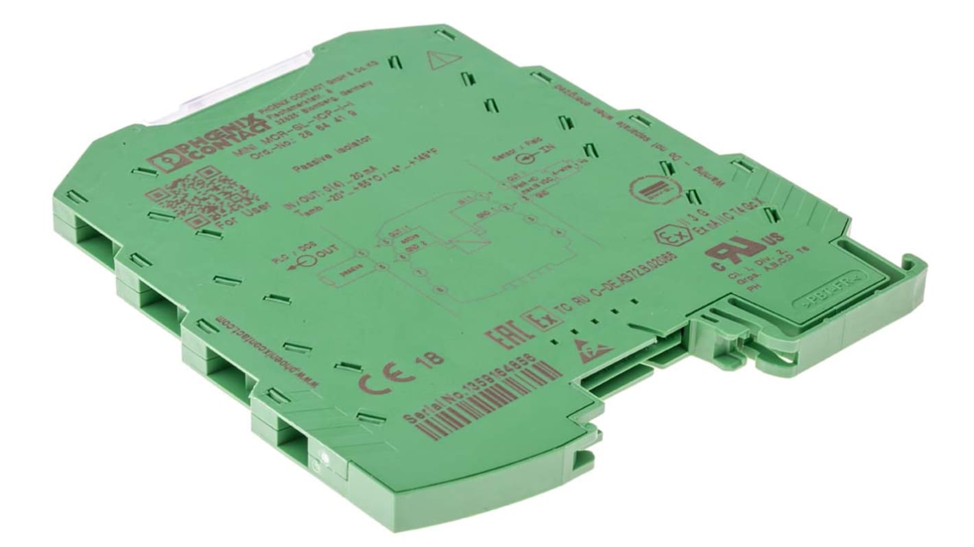 Phoenix Contact MINI MCR Series Signal Conditioner, Current Input, Current Output, 18V Supply, ATEX