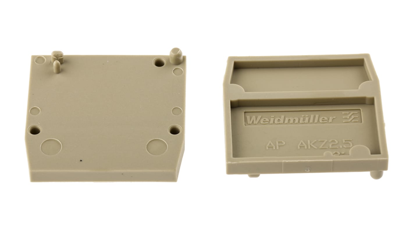 Weidmuller AP Series End Cover for Use with DIN Rail Terminal Blocks