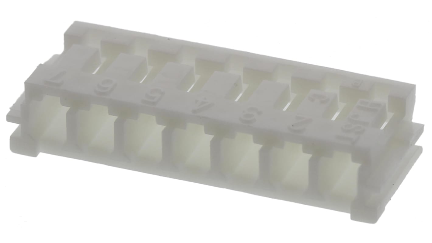 JST, EH Female Connector Housing, 2.5mm Pitch, 7 Way, 1 Row