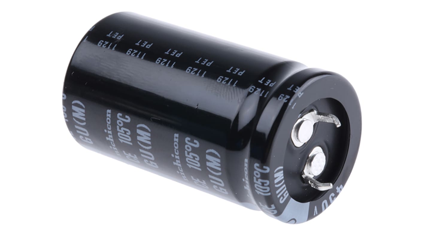 Nichicon 220μF Aluminium Electrolytic Capacitor 450V dc, Snap-In - LGU2W221MELA