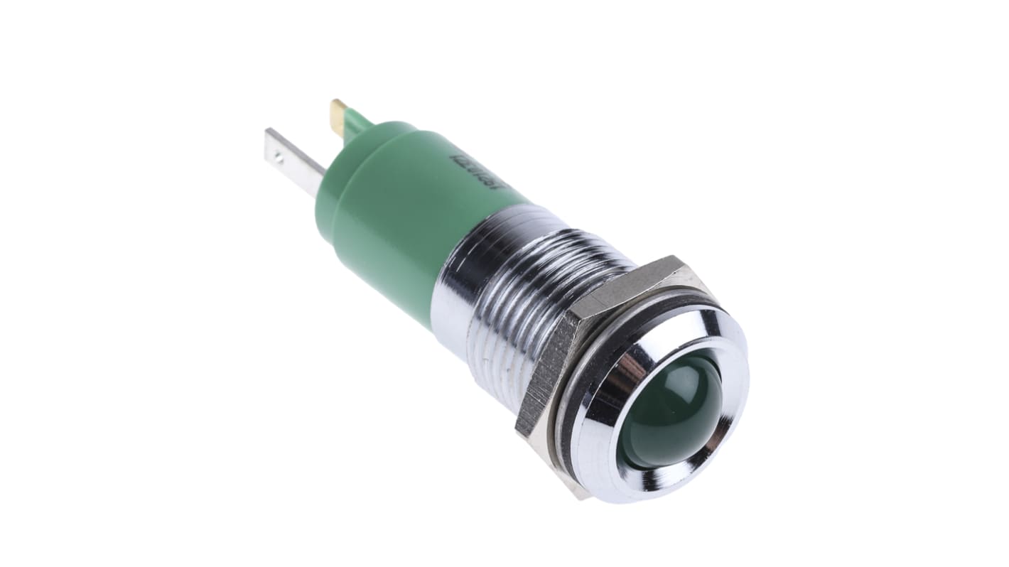 192103Z1 CML Innovative Technologies Green Panel Mount Indicator, 24V, 14mm Mounting Hole Size