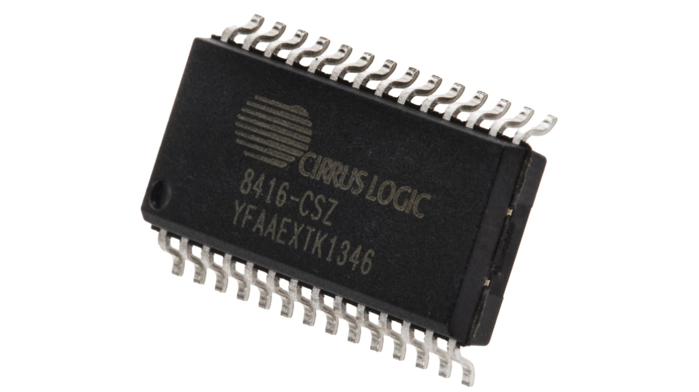 Cirrus Logic CS8416-CSZ hangprocesszor 1-csatornás 28-tüskés SOIC