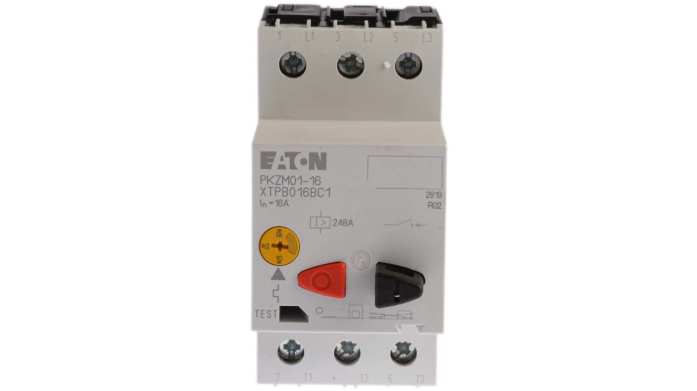 Eaton 10 → 16 A Motor Protection Circuit Breaker, 690 V ac