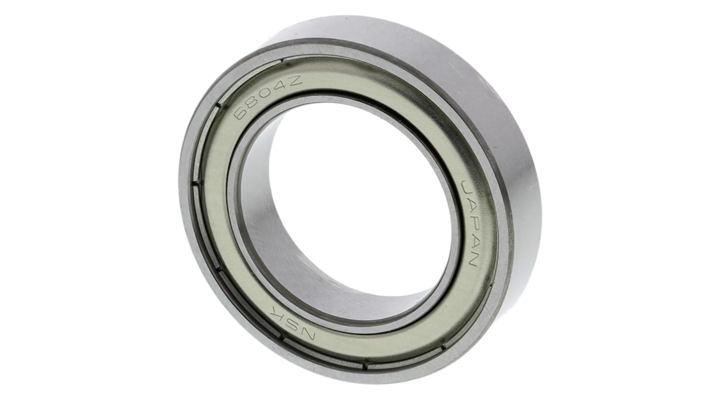 NSK 6804ZZ Single Row Deep Groove Ball Bearing Both Sides Shielded 20mm I.D, 32mm O.D RS