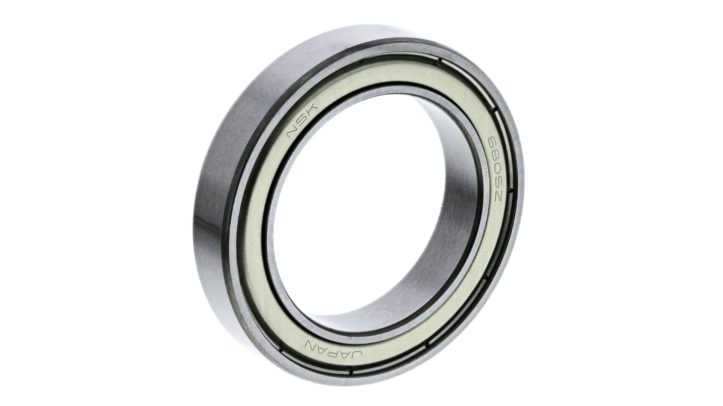 NSK 6805ZZ Single Row Deep Groove Ball Bearing- Both Sides Shielded 25mm I.D, 37mm O.D