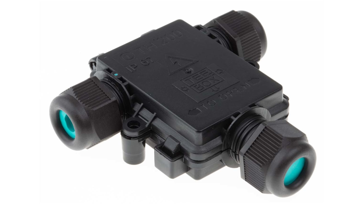 RS PRO Nylon Terminal Block Housing IP67, Cable Mount