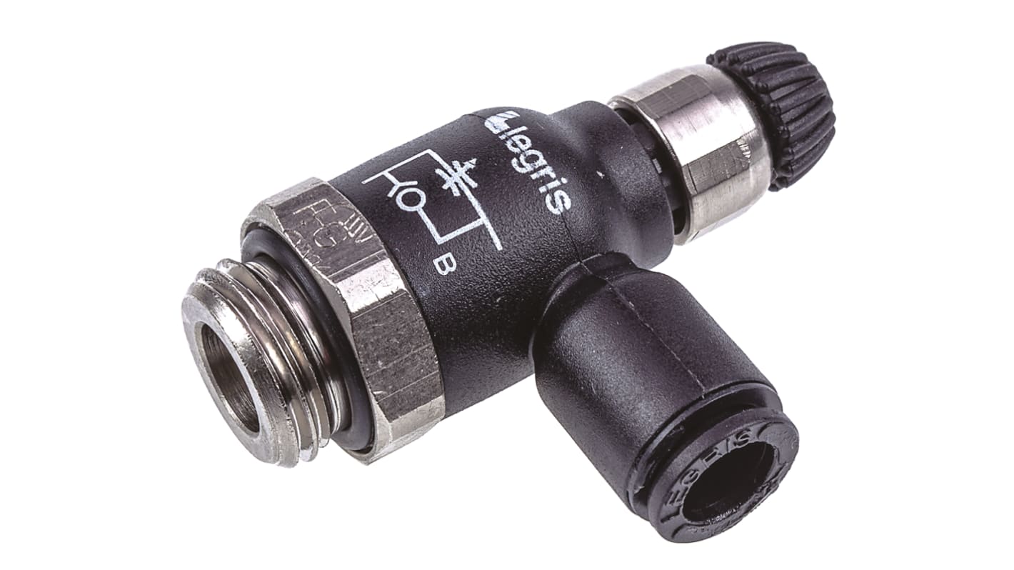 Legris 7061 Series Tube Flow Regulator, 6mm Tube Inlet Port