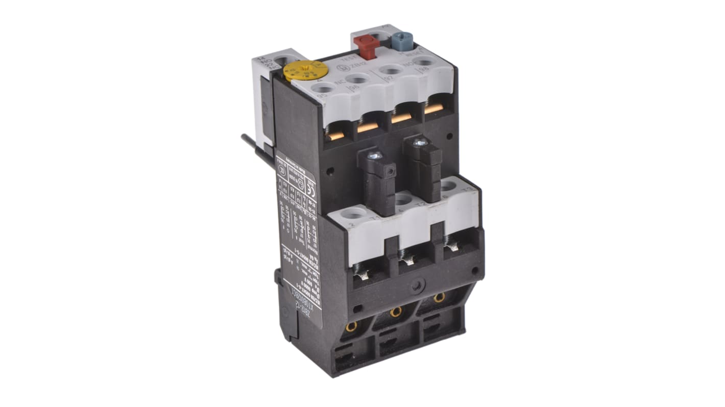 Eaton Overload Relay 1NO + 1NC, 9 → 12 A F.L.C, 12 A Contact Rating, 6 W, 500 Vac