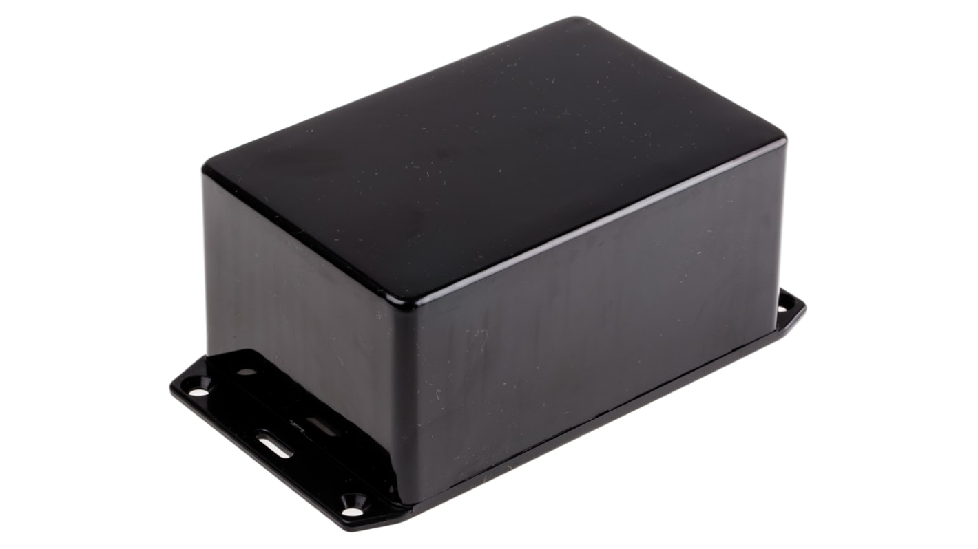 Caja Hammond de ABS pirroretardante Negro, 120 x 80 x 55mm, IP54