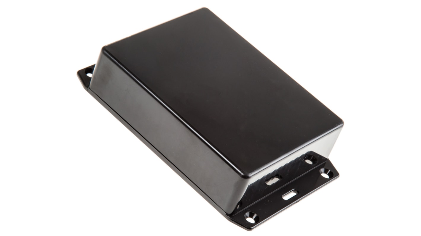 Caja Hammond de ABS pirroretardante Negro, 121 x 94 x 30mm, IP54