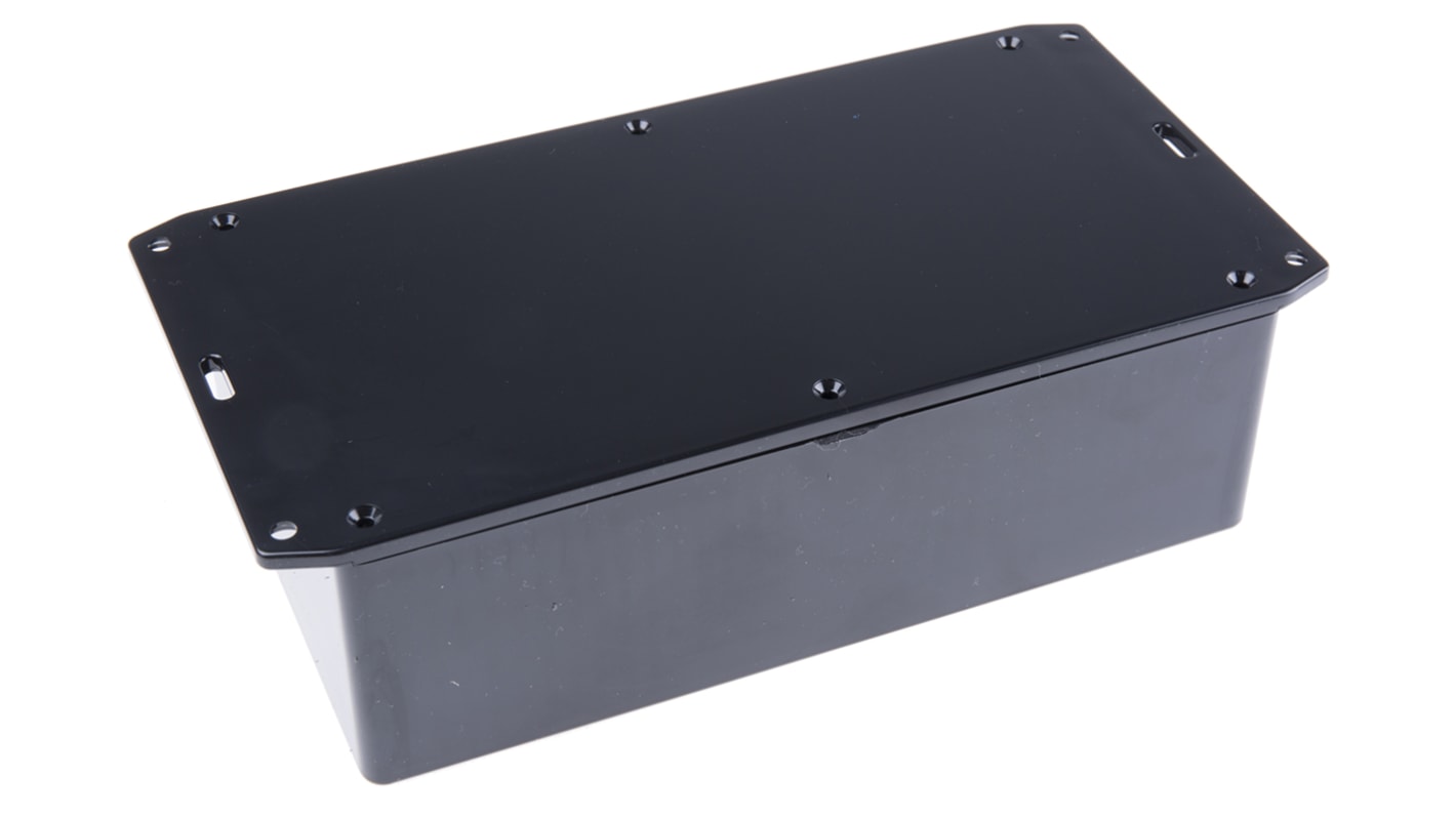 Caja Hammond de ABS pirroretardante Negro, 191 x 110 x 61mm, IP54