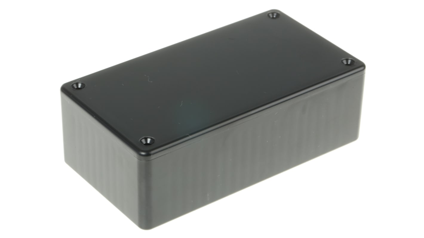 Caja Hammond de ABS pirroretardante Negro, 120 x 65 x 40mm, IP54