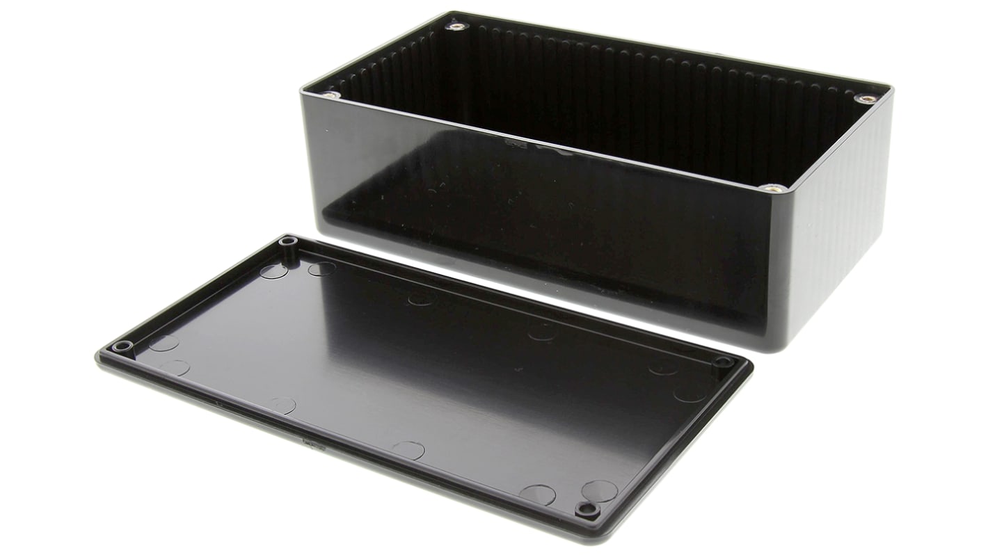 Caja Hammond de ABS pirroretardante Negro, 150 x 80 x 50mm, IP54