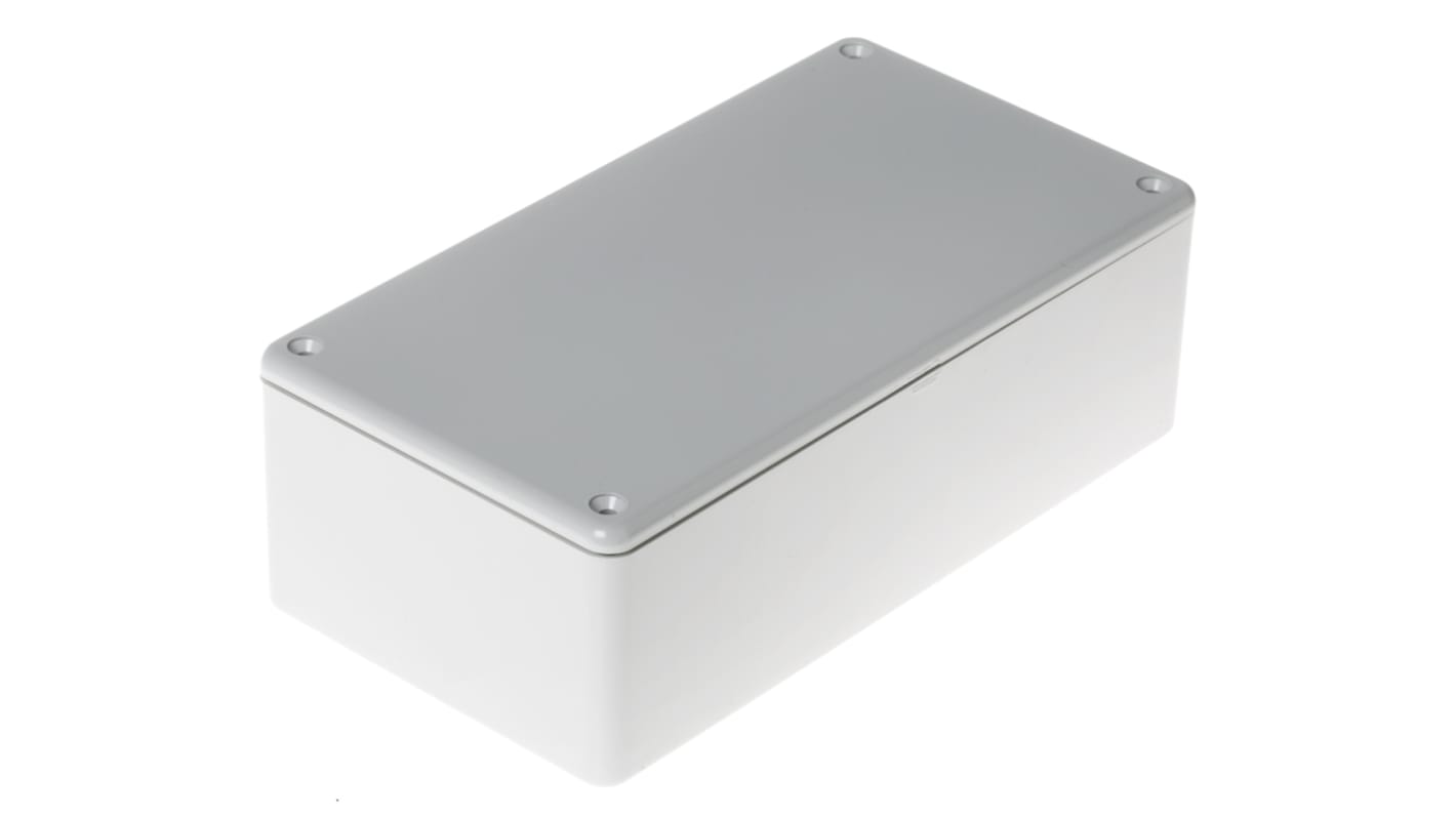 Hammond 1591 Series Grey Flame Retardant ABS Enclosure, IP54, Grey Lid, 150 x 80 x 50mm