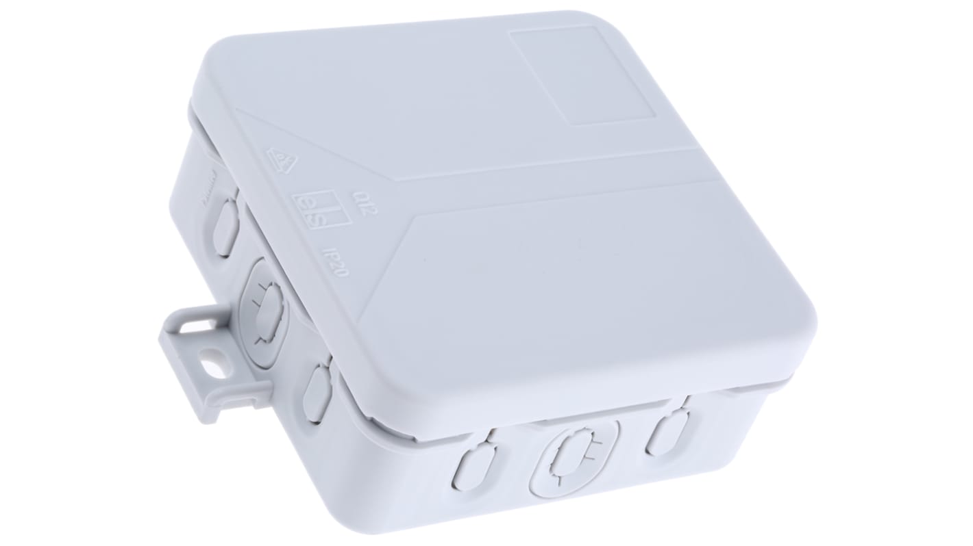 Spelsberg Q 12-L Series Grey Polypropylene Junction Box, IP20, 85 x 85 x 37mm