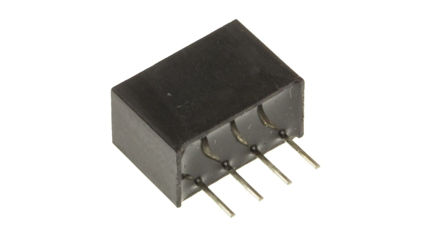 Recom ROM DC-DC Converter, 12V dc/ 83mA Output, 4.5 → 5.5 V dc Input, 1W, Through Hole, +85°C Max Temp -40°C Min