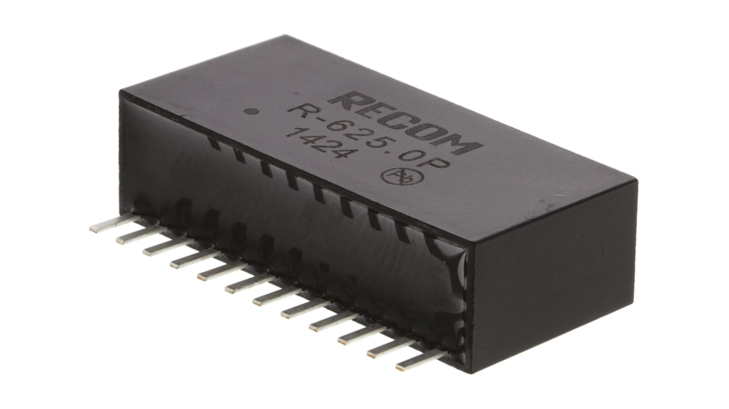 Recom DC-DCコンバータ Vout：5V dc 9 → 32 V dc, 18W, R-625.0P