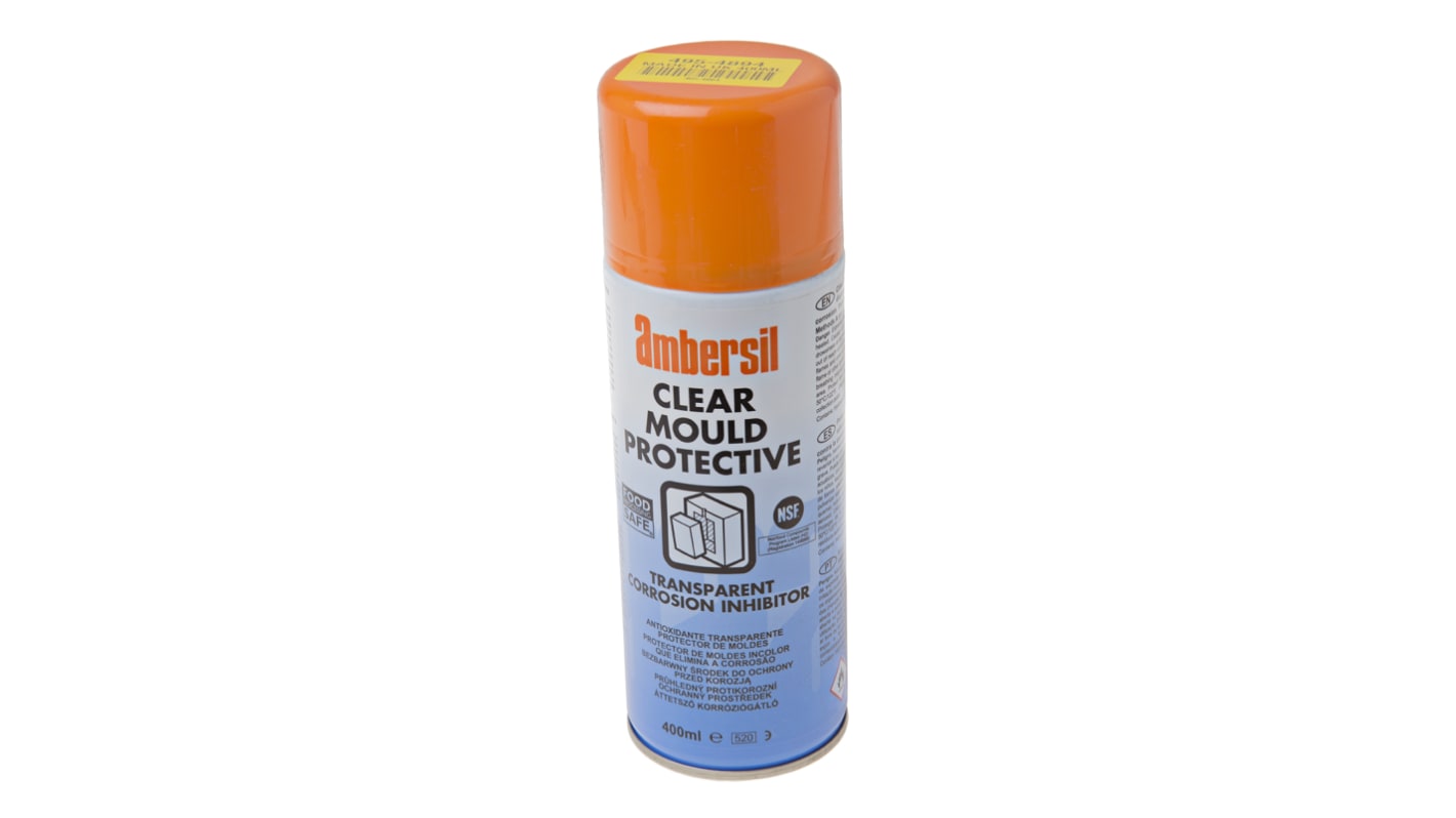 Agente desmoldeante Ambersil 31547-AB 400 ml para Metal, Plástico, Sin silicona, 35°C