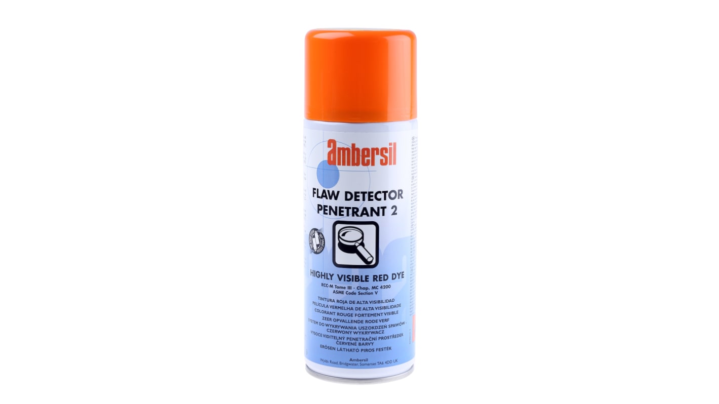 Ambersil Leak & Flaw Detector Spray, Penetrant, 400ml, Aerosol