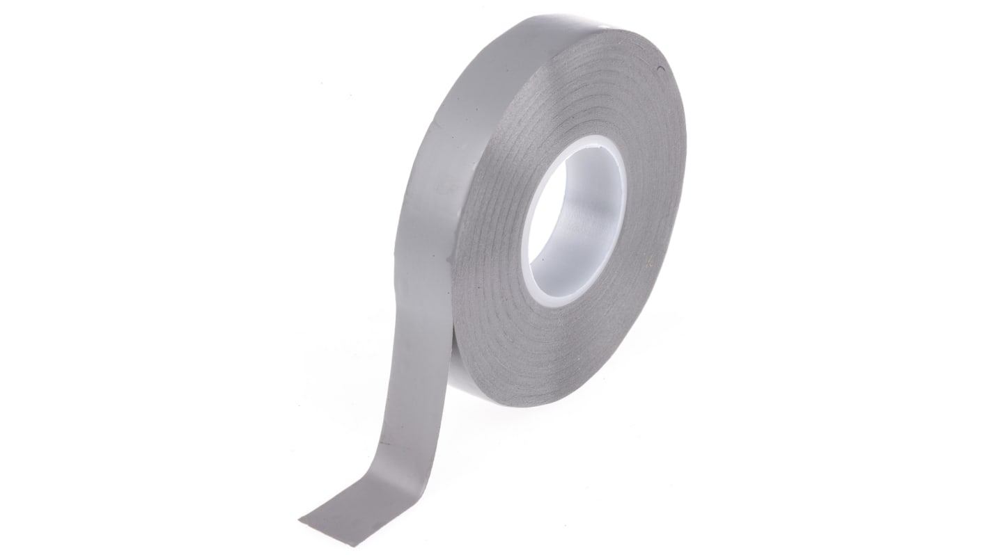 Advance Tapes Isoleringstape, Grå 8000V PVC, 12mm x BS EN 60454-3-1/type 2 20m, Tykkelse: 0.13mm AT7