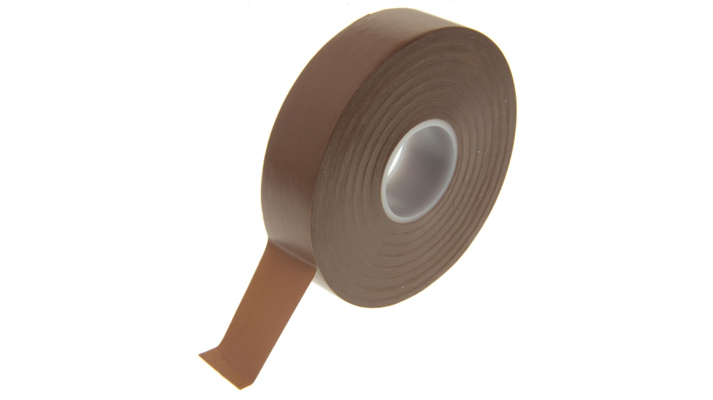 Advance Tapes AT7 Brown PVC Electrical Tape, 19mm x 33m RS