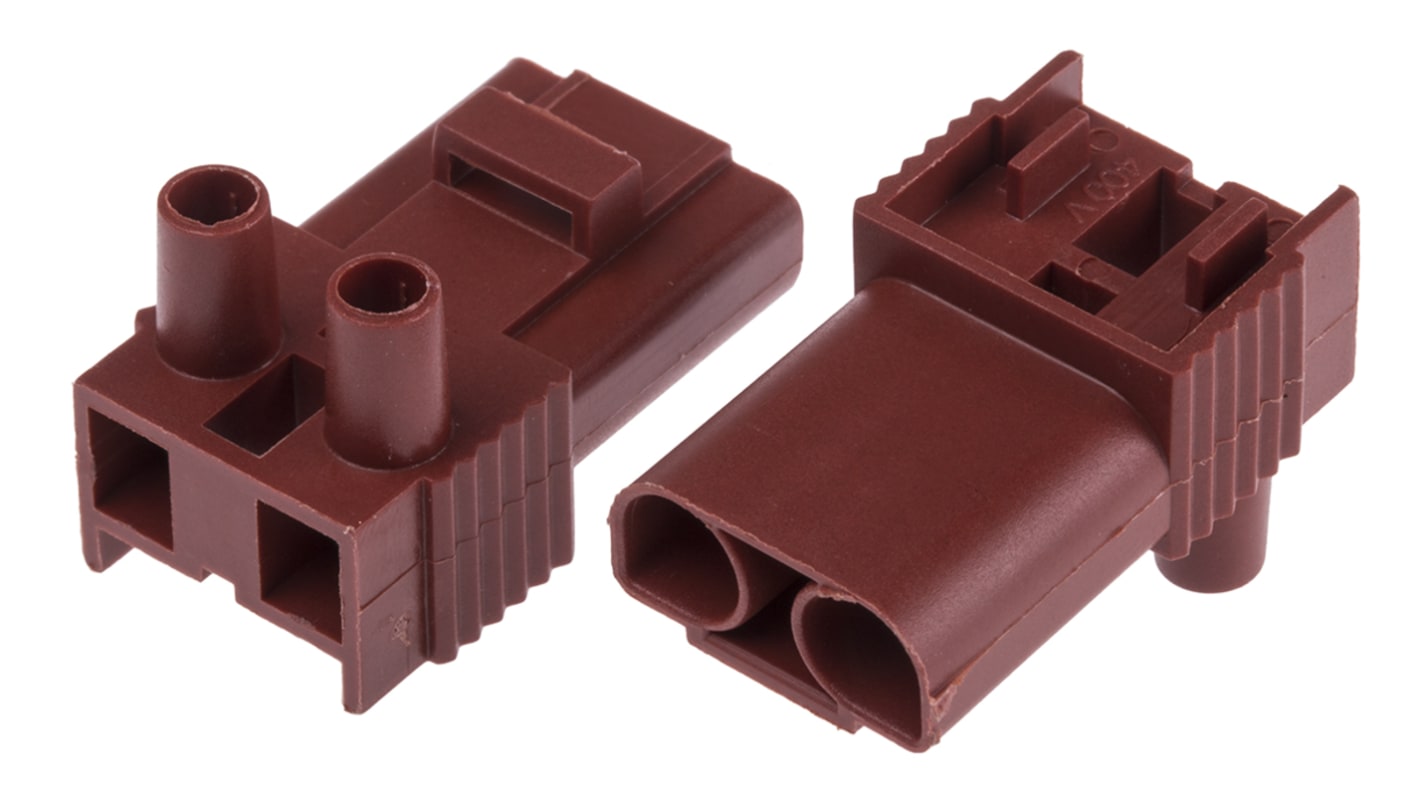 RS PRO Non-Fused Terminal Block, 2-Way, 16A, 2.5 mm² Wire, Screw Down Termination