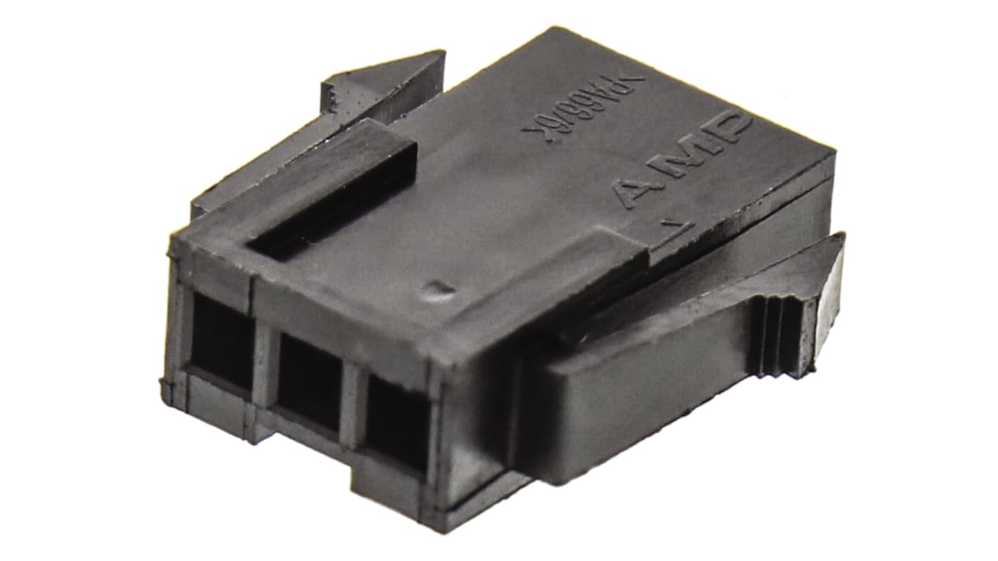 TE Connectivity Micro MATE-N-LOK Steckverbindergehäuse Stecker 3mm, 3-polig / 1-reihig Gerade, Kabelmontage für