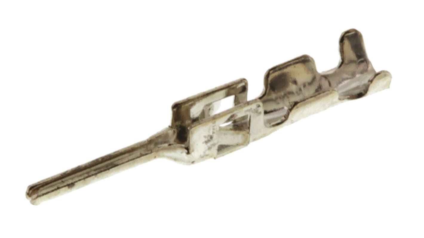 TE Connectivity Micro MATE-N-LOK Series Male Crimp Terminal, 24AWG Min, 20AWG Max