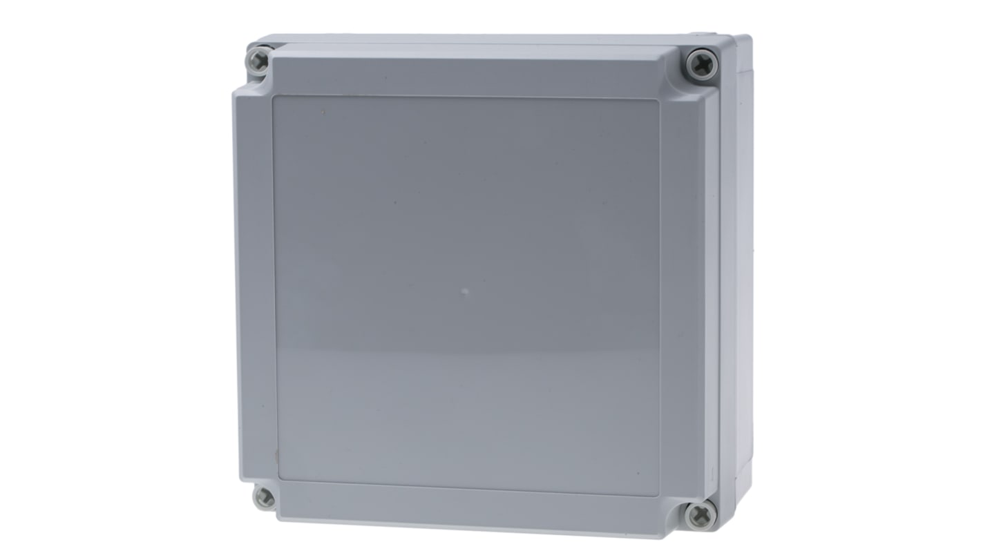 Caja Fibox de ABS Gris, 180 x 180 x 100mm, IP67