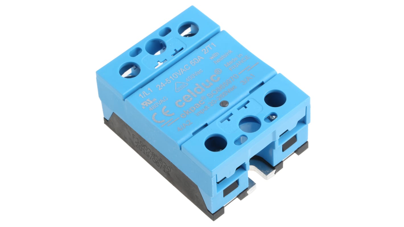 SOB562460 | Relé De Estado Sólido Celduc Dual Okpac SOB5 De 2 Polos - Foto 6