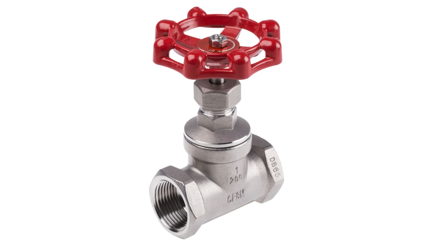 RS PRO Stainless Steel Globe Valve, 1 in BSP 32 bar