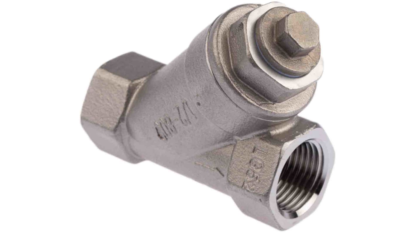 RS PRO, Rozsdamentes acél Y-szűrő, 1/2" BSP