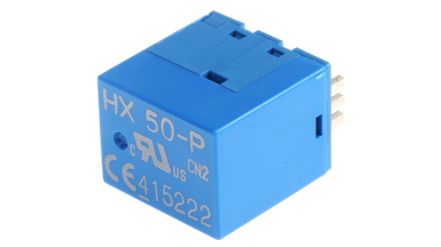 LEM HX Series Current Transformer, 50A Input, 1.2 x 6.3mm Bore, 15 V