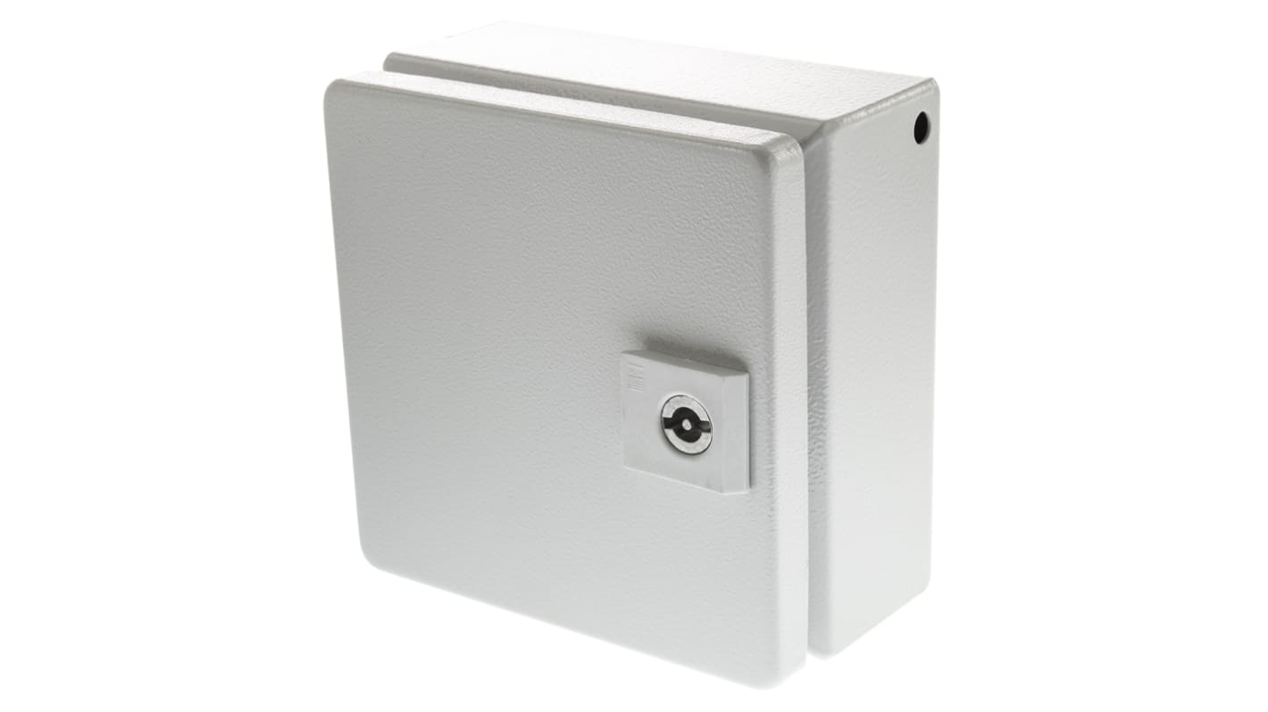 Caja de pared Rittal E-Box EB de Acero Gris, con placa de montaje, 150 x 150 x 80mm, IP66