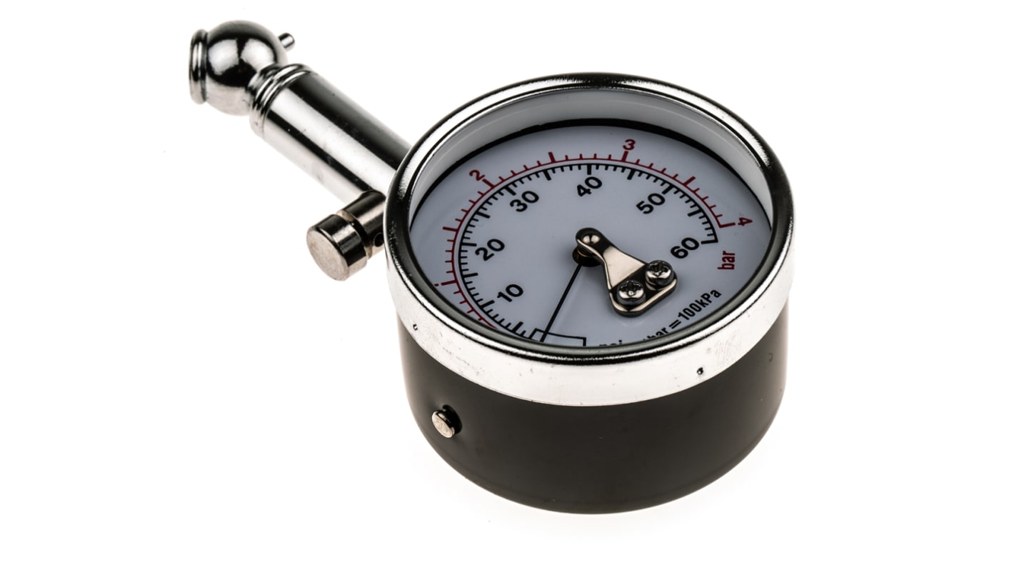 RS PRO Tyre Pressure Gauge