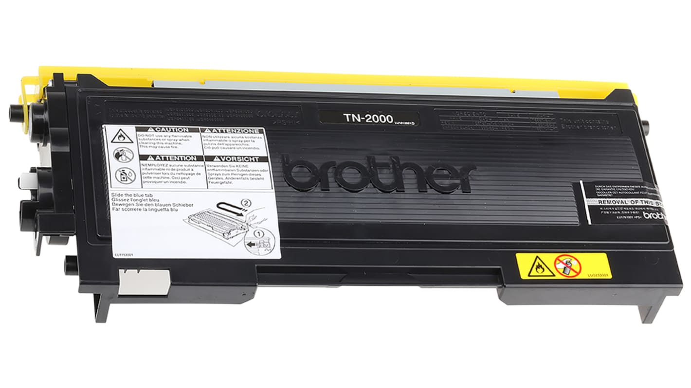 Brother TN 2000 Toner Schwarz für Brother Drucker, 2500 Seitenertrag (ca.)