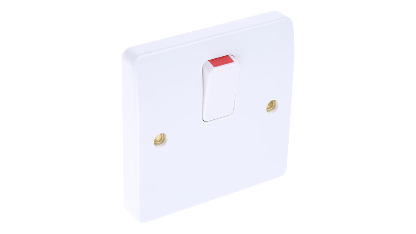 K5403 WHI MK Electric 20A, 1 Gang Fused Spur RS