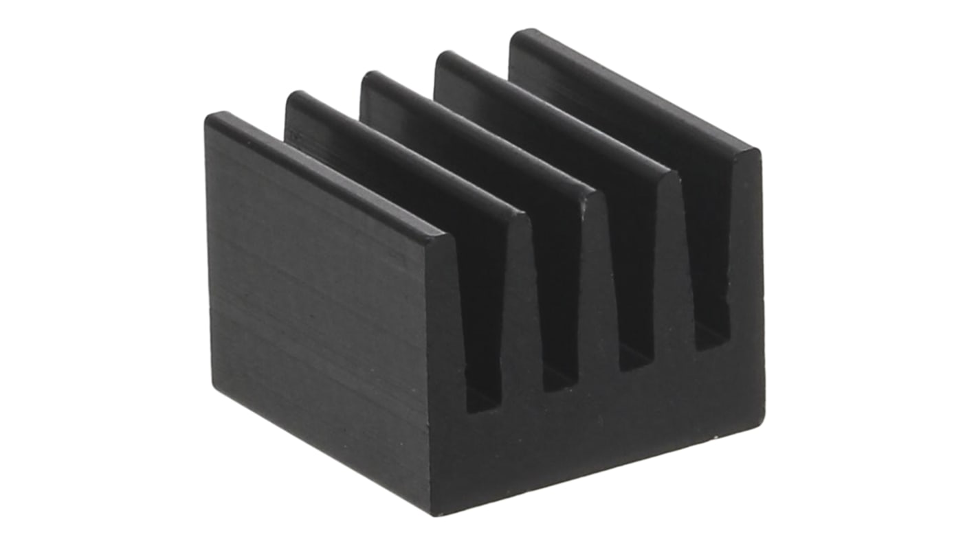 Heatsink, Universal Rectangular Alu, 74K/W, 8 x 8 x 6mm