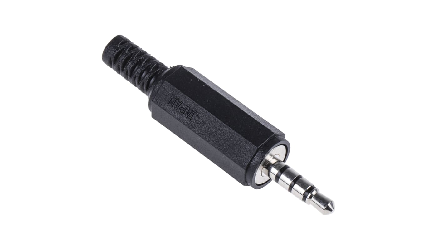 Connettore jack, 3.5 mm, Maschio, Montaggio su cavo Stereo