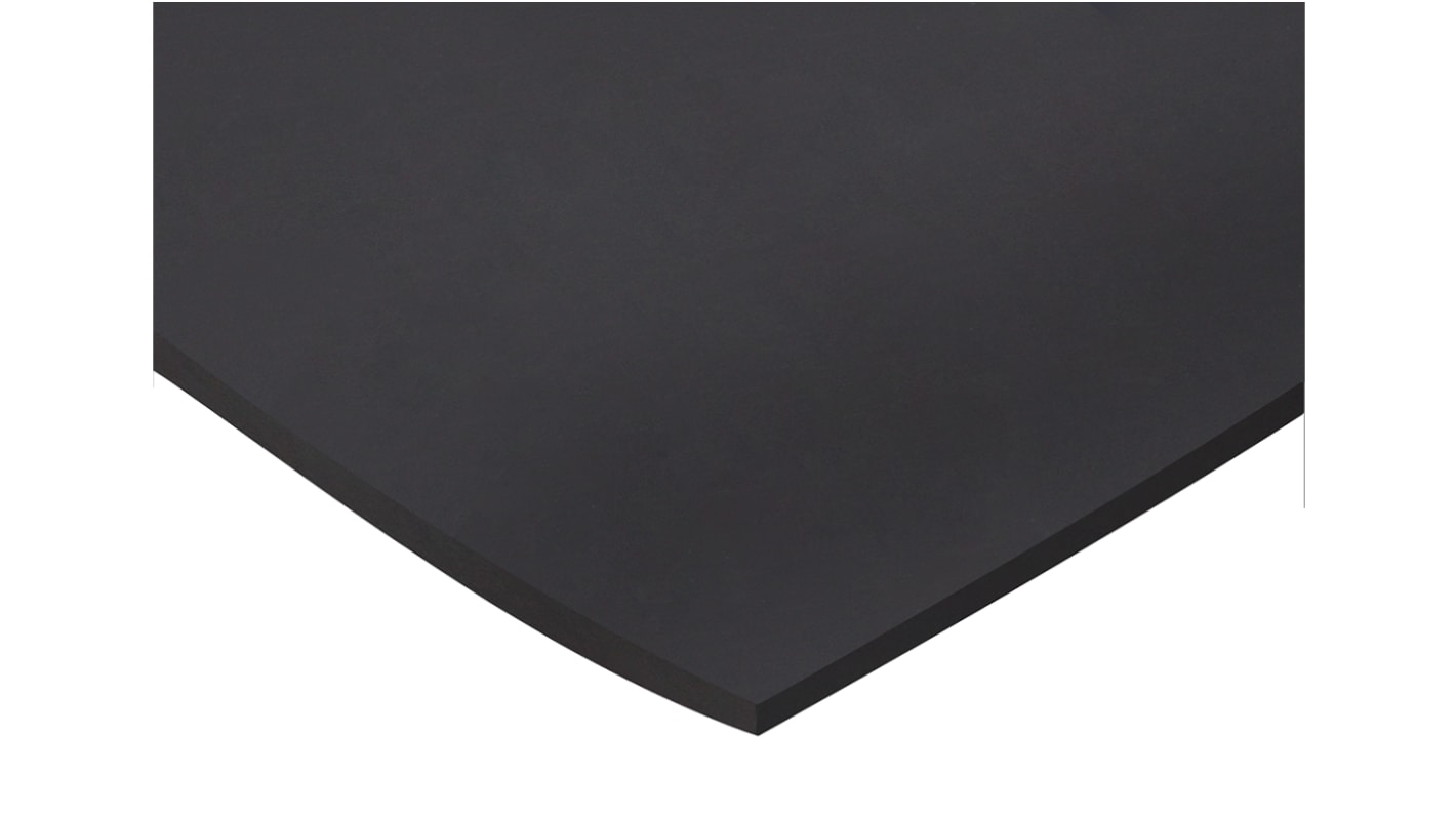 Lámina de caucho de Neopreno Negro RS PRO, densidad 1.4g/cm³, 1m x 600mm x 3mm